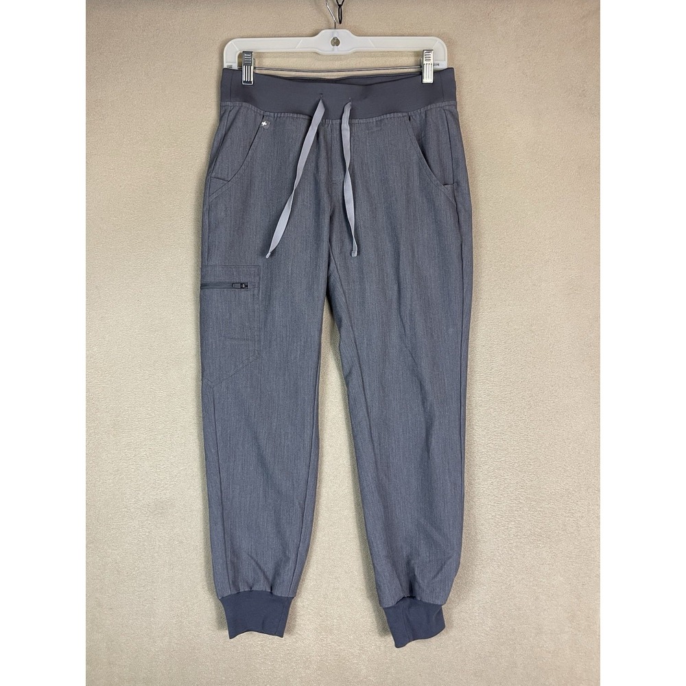 Figs Scrub Pants Womens XS Gray Zamora Jogger Cargo Tapered Technical Collection